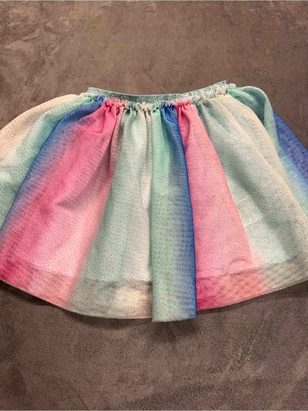 H&M Pastel Rainbow Tulle Skirt in Pink, Blue, Mint